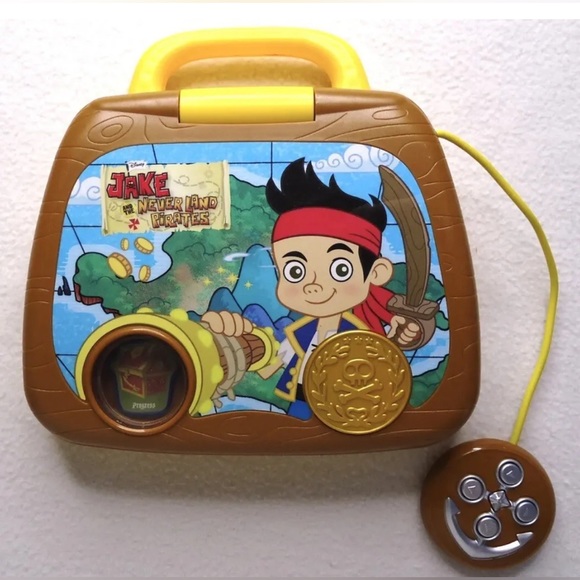 VTech Disney Jake And The Never Land Pirates Laptop Computer Learning Toy - Picture 3 of 4